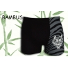 Čierne bambusové boxerky s tygrom