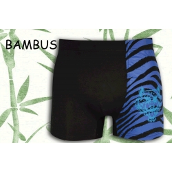 Čienro-fialové bambusové boxerky s tygrom