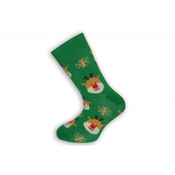 Teplé vianočné ponožky so sobíkmi