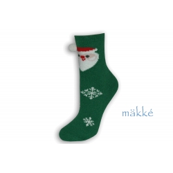 Mäkké vianočné ponožky s Mikulášom