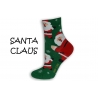 SANTA CLAUS. Vianočné zelené ponožky