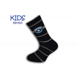 Letectvo. Detské tm.modré teplé ponožky