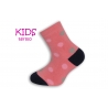 Teplé ružové ponožky s guličkami