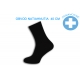 Široké zdravotné ponožky - čierne
