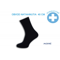 IBA 39-42! Široké zdravotné ponožky - modré