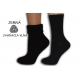 Fusakle. Čierne vlnené zdravotné ponožky