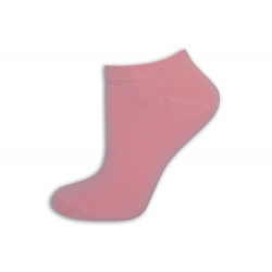 Ružové kotníkové ponožky