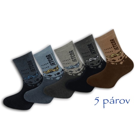 5 párov .Teplé detské ponožky