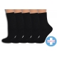 Čierne pohodlné ponožky. 5-párov.