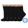 Čierne pohodlné ponožky. 5-párov.