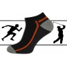 Športové krátke pánske ponožky - oranžové