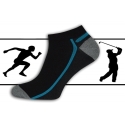 Športové krátke pánske ponožky - modré