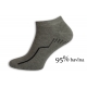 95%-bavlnené krátke ponožky - sivé