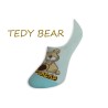 TEDY BEAR. Tyrkysové extra krátke  ponožky