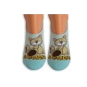 TEDY BEAR. Tyrkysové extra krátke  ponožky