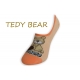 TEDY BEAR. Marhuľové extra krátke ponožky