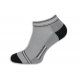 Sivé tenké krátke ponožky