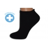 Zdravotné dámske krátke ponožky - čierne
