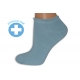 Zdravotné dámske krátke ponožky - modré