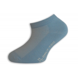 Ľahké detské krátke ponožky - modré