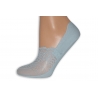 Krajkové ponožky - sivé