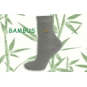 Sivé dámske bambusové ponožky