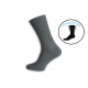 Sivé zdravotné ponožky s vysokým lemom