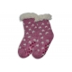 IBA 28-31! Ružové ponožkové papuče pre deti