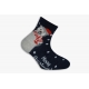Modré vianočné ponožky s ľadovým medveďom