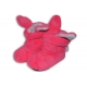 Ružové detské papuče s uškami