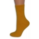 Horčicové mega teplé dámske ponožky