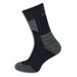 Trekové šedé pánske termo ponožky