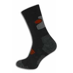 Farebné šedé termo ponožky
