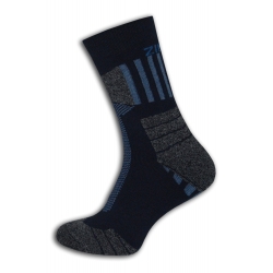 Trekové modré pánske termo ponožky