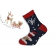 Vianočné detské teplé ponožky - s komínom