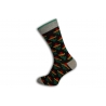 Vzorované pánske ponožky - kaktus