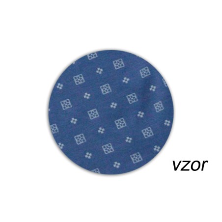 100% bavlnené voľné trenky - modré kocka