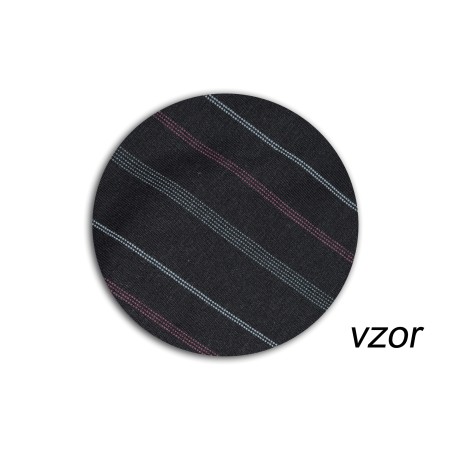 100% bavlnené voľné trenky - čierne pásik