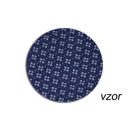 100% bavlnené voľné trenky - modré vzor