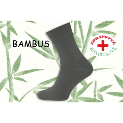Bambusové ponožky na opuchnuté nohy – bl.sivé