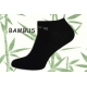 Bambusové pánske športové ponožky - čierne