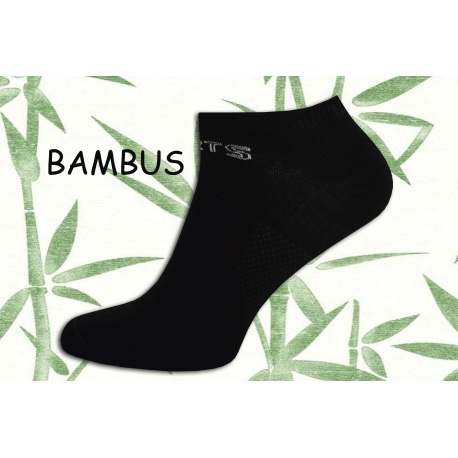 Bambusové pánske športové ponožky - čierne