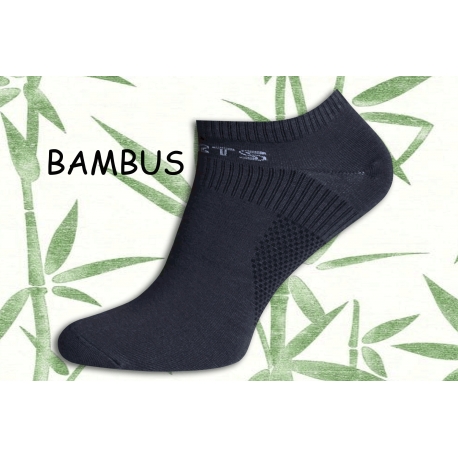 Bambusové pánske športové ponožky - tm.sivé