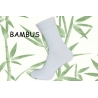 Klasické biele bambusové ponožky