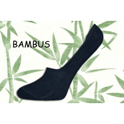 Čierne nízke bambusové ponožky
