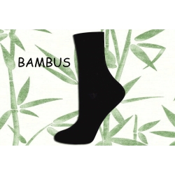Bambusové čierne ponožky
