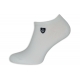 Luxusné biele nízke pánske ponožky