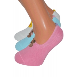 Detské nízke bavlnené ponožky.