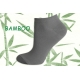 Turecké sivé bambusové krátke ponožky