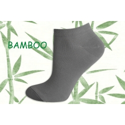 Turecké sivé bambusové dámske ponožky